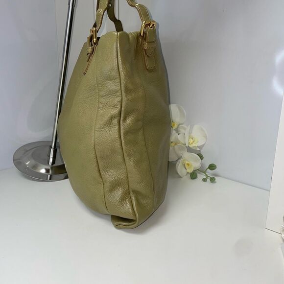Marc Jacobs Khaki Green Leather Tote Bag - Picture 4 of 10
